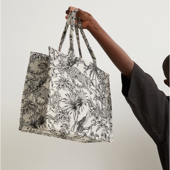 H&M Shopper Handbag Tote Bag - Picture 15 of 16